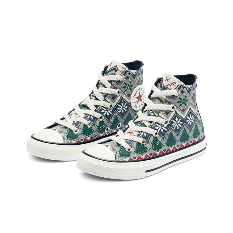Converse Chuck Taylor All Star High GS 'Holiday Sweater'-2
