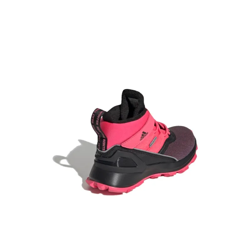 Adidas Breathable Mid Top Kids' Running Shoes Pink Black Kids'-3