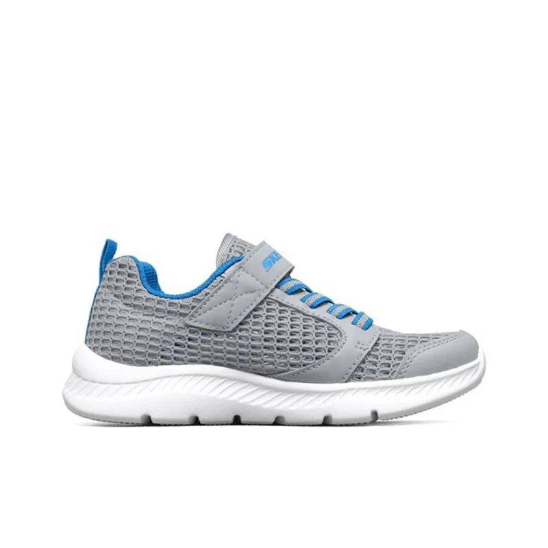 Skechers Go Run 400 Slip-Resistant Cushioning Wear-Resistant Low-Top Kids' Running Shoes Gray Blue Teenagers-1
