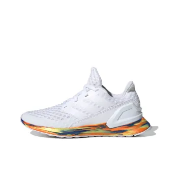 Adidas Rapida Run J Breathable Low Top Kids' Running Shoes White Blue Teenagers