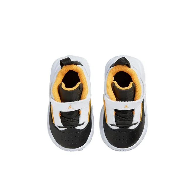 Jordan Stay Loyal Series Low-Top Basketball Shoes Black White Yellow Infant And Toddler-3