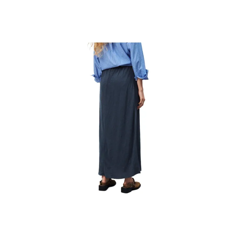 AMERICAN VINTAGE A.M SS24 JUPE FEMME SULLY Casual Long Skirts Women's Marine Blue-3