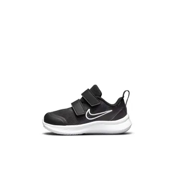 Nike Star Runner 3 Low Top Running Shoes Black White Infant And Toddler