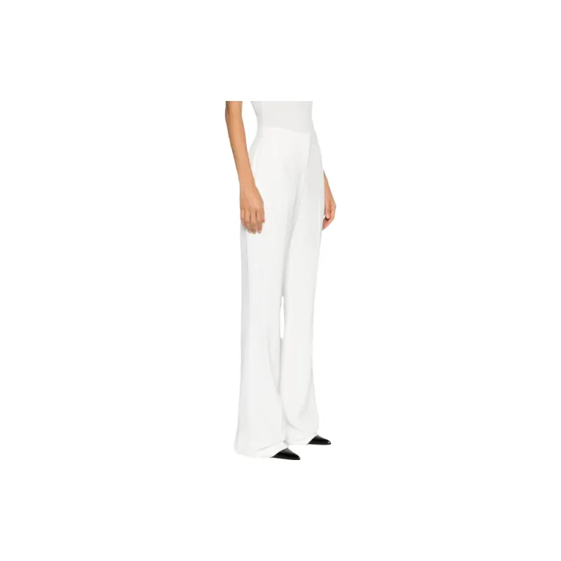 Alexander McQueen High Waist Flared Tailored Trousers-3