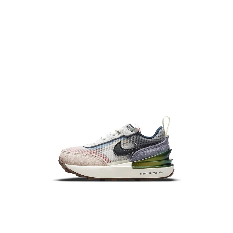 Nike Waffle One Cushioning, Wear Resistant Low Top Toddler Shoes Black, Pink, Purple, Multicolor Infant And Toddler-0