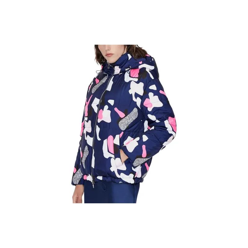 ARMANI EXCHANGE Puffer Jacket Women's Blue-1