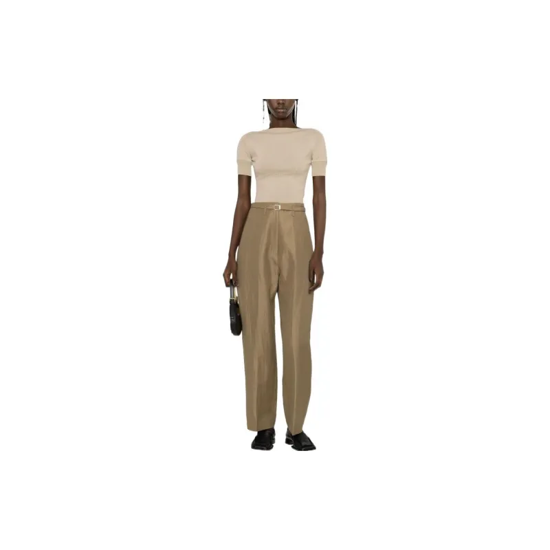 Lemaire Crop Tops Women's Beige-1