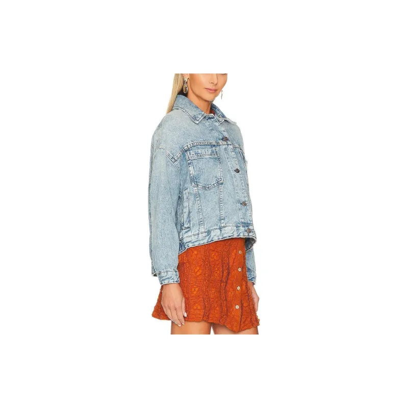 FREE PEOPLE Jackets Coats Women's Blue-3