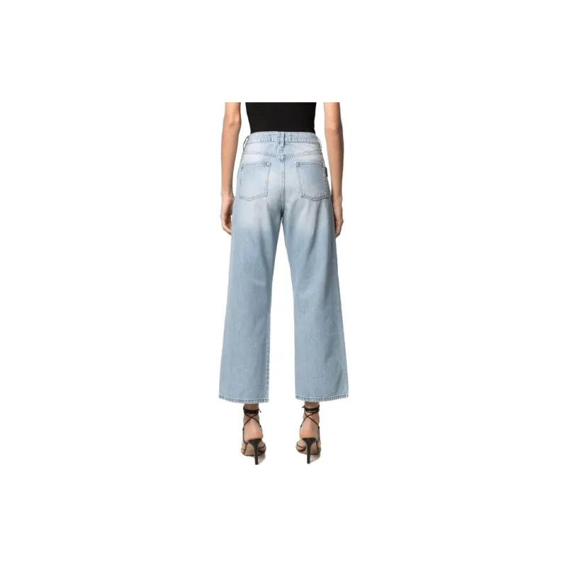 PHILIPP PLEIN Full Crystal Wide leg Jeans-2