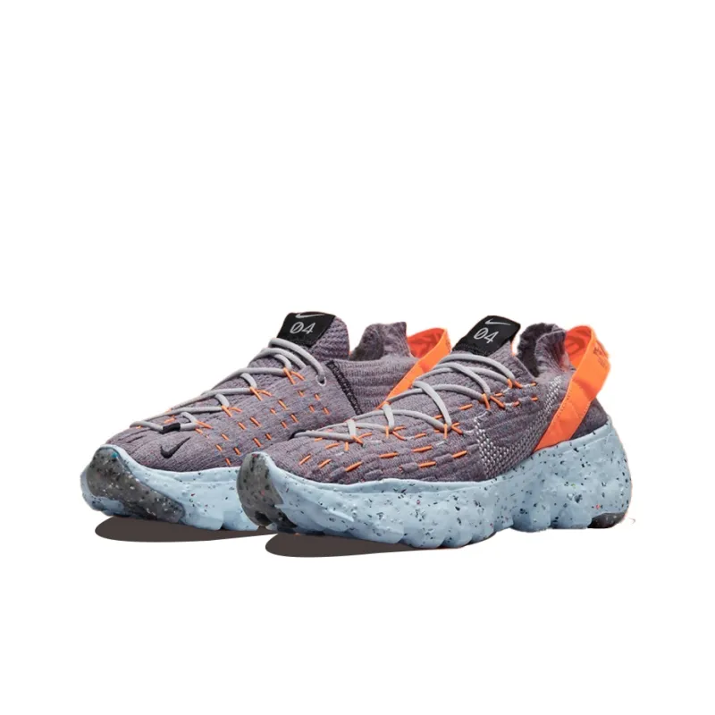 Nike Space Hippie Low Top Kids Lifestyle Shoes Purple Orange Teenagers-2