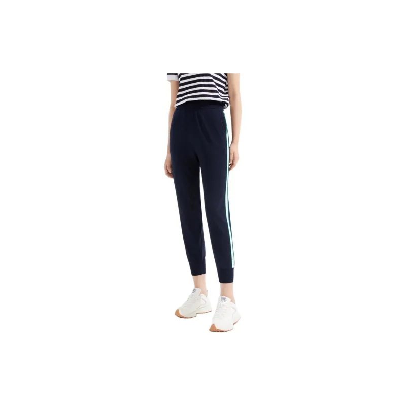 JZ. ANNAKRO Casual Pants Women's Dark Blue-1