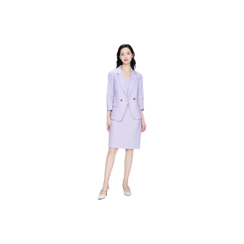 BBLLUUEE Sleeveless Dress Women's Mist Purple-2