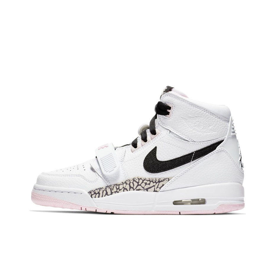 Jordan Legacy 312 White Black Pink Foam GS POIZON