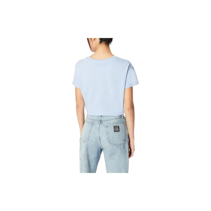 EMPORIO ARMANI T-Shirts Women's Light Blue-2