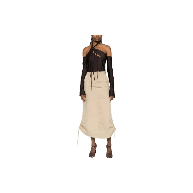COPERNI Multi Strap Bodysuit 'Brown'-1