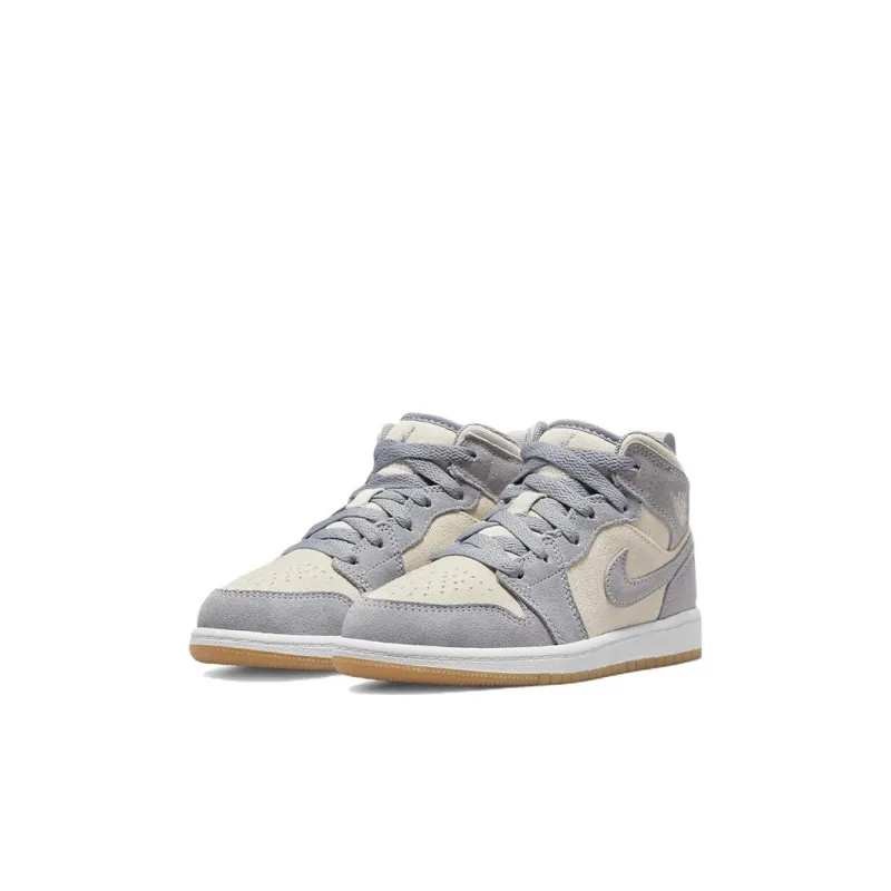 Jordan 1 Mid SE Coconut Milk Particle Grey PS-2