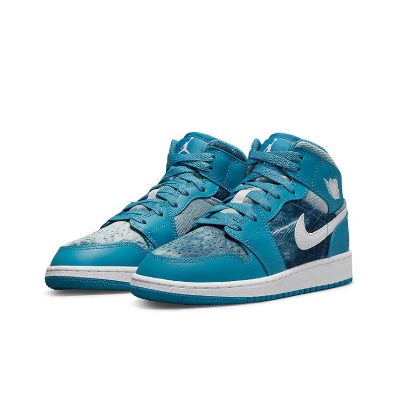 Jordan 1 Mid Washed Denim GS-2