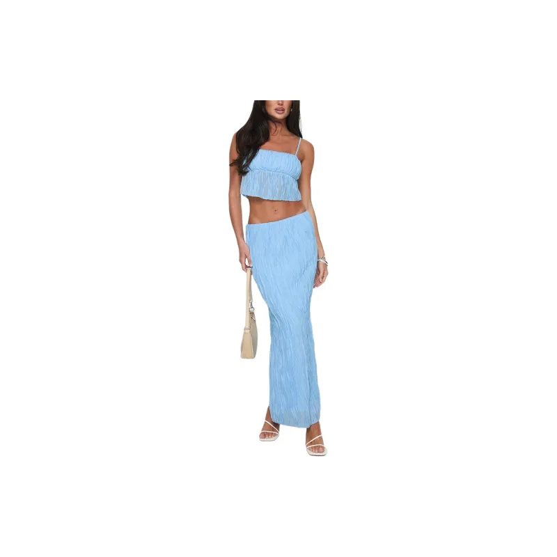 PRINCESS POLLY PETERSTONE SET Skirt Set Women's BLUE/Blue-1