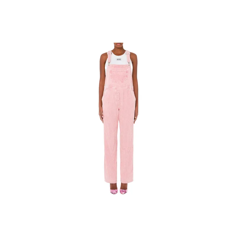 MOSCHINO Straight Leg Corduroy Dungarees-1