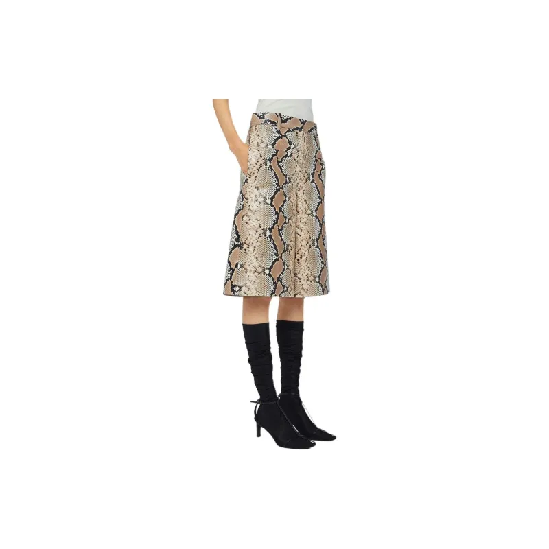 JIL SANDER Python Printed Bermuda Shorts-4