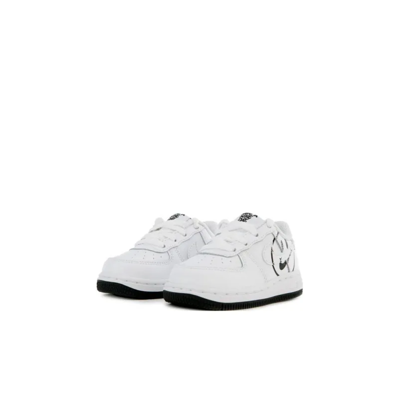 Nike Air Force 1 LV8 'Have A Nike Day' Smiley Face Low Top Skateboard Shoes White Black Infant And Toddler-2