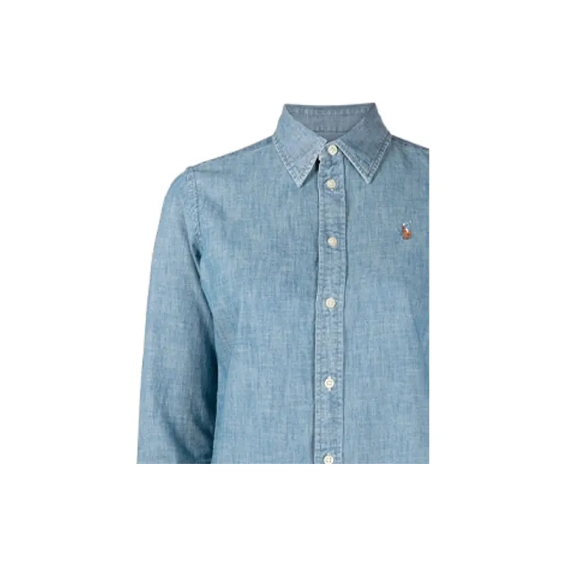 Polo Ralph Lauren Logo Embroidered Long Sleeved Shirt-5