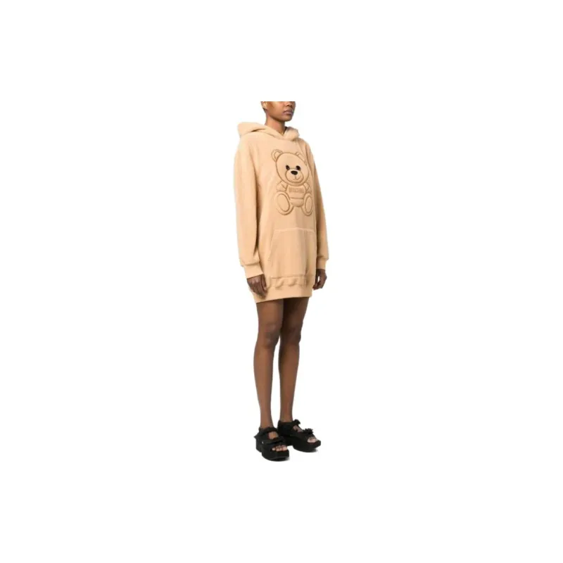 MOSCHINO Long-Sleeved Dresses Women's Beige Yellow-3