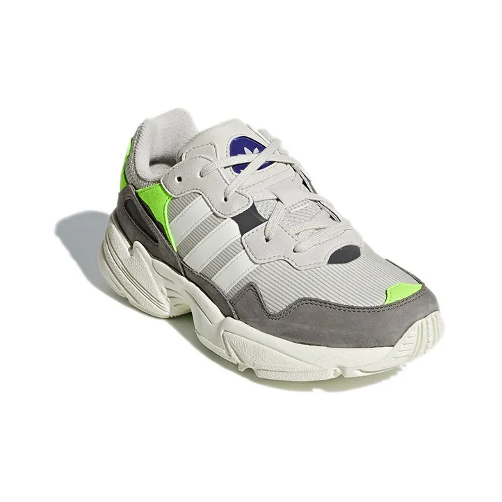 Adidas Yung-96 J 'Clear Brown Solar Green'-2
