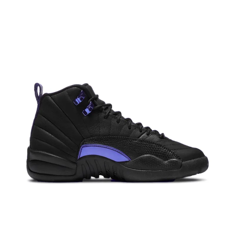 Jordan 12 Retro Black Dark Concord GS-1