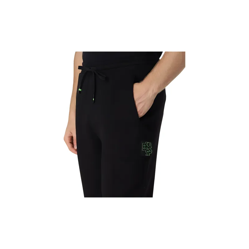 HUGO BOSS Knitted Sports Pants Men's Black-3