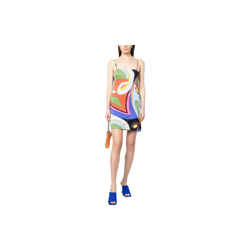 MOSCHINO Slip Dresses Women's Multicolor-1
