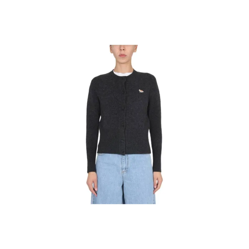 Maison Kitsune Sweaters Women's Gray-1