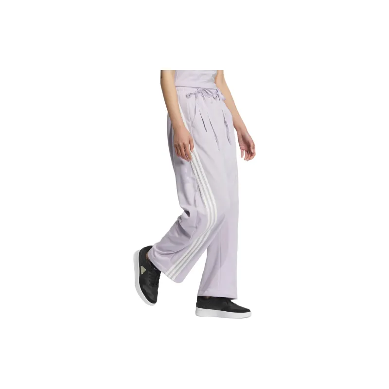 Adidas Dance Interlock Joggers Knitted Sweatpants Women's Silver Purple-2