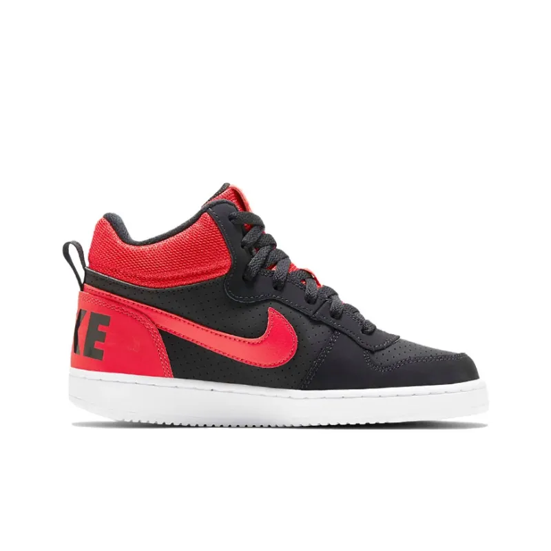 Nike Court Borough Mid Sneakers Black/Red GS-1