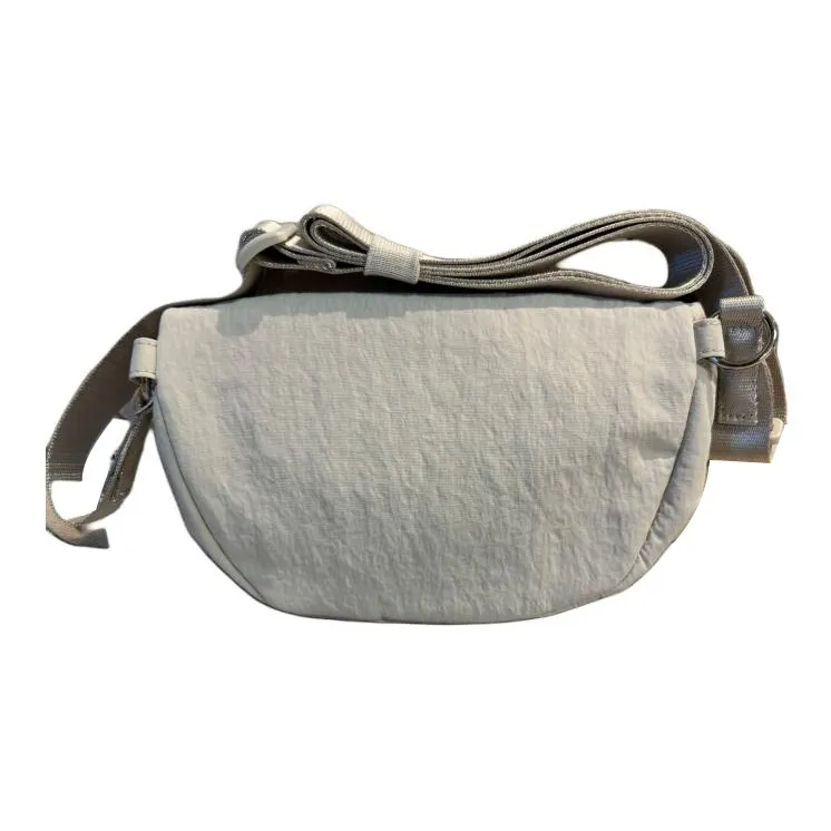 Lululemon Nylon Shoulder Bag, Crossbody Bag Regular Unisex Gray-3