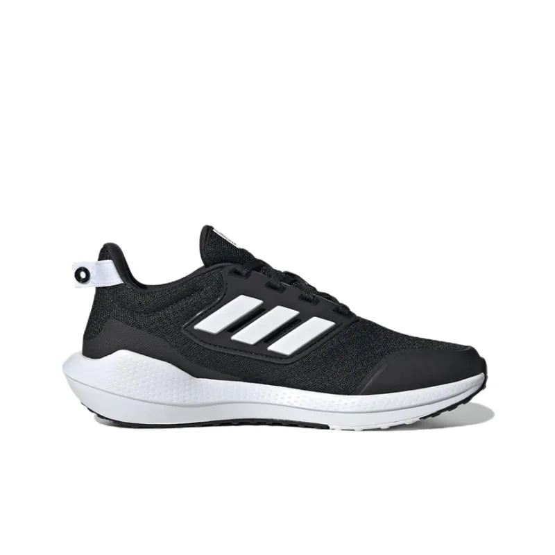 Adidas EQ21 2.0 J Slip Resistant, Abrasion Resistant, Breathable Low Top Kids' Running Shoes Black White Teenagers-1