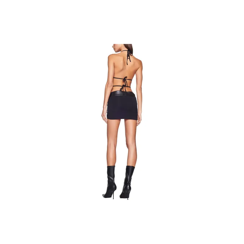 I.AM.GIA SS24 LUIRA MINI DRESS Slip Dress Women's BLACK/Black-2