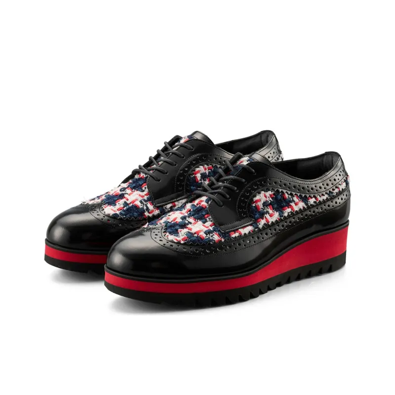 Onitsuka Tiger BROGUE Casual Single Shoes Women's Black-1