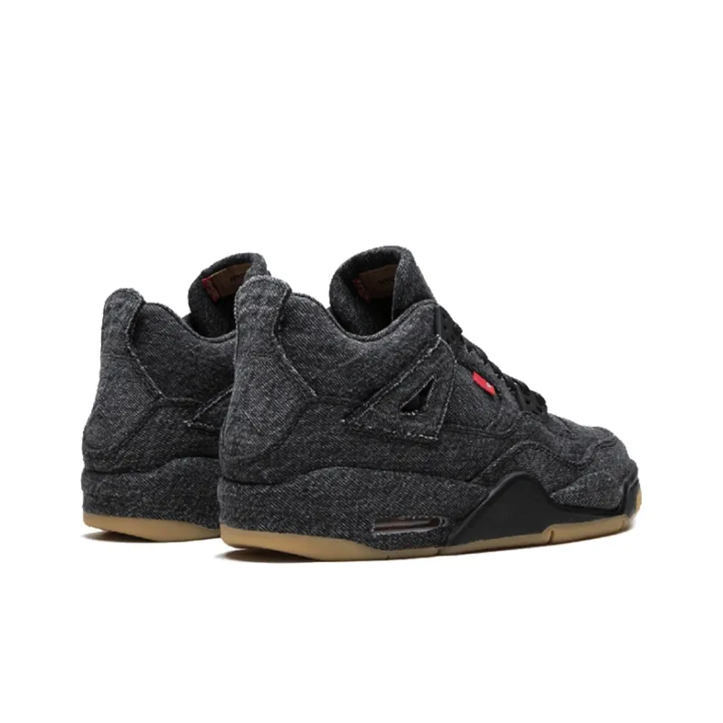 Jordan 4 Retro Levi's Black GS Levi's Tag-3