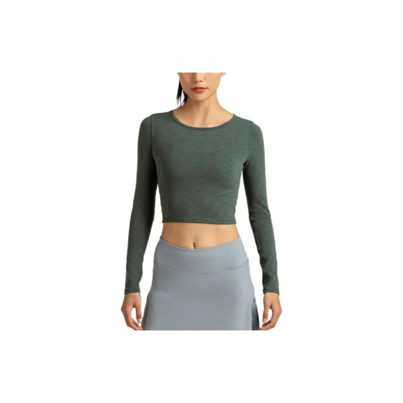Lululemon Wunder Train Crop Tops Women's-5
