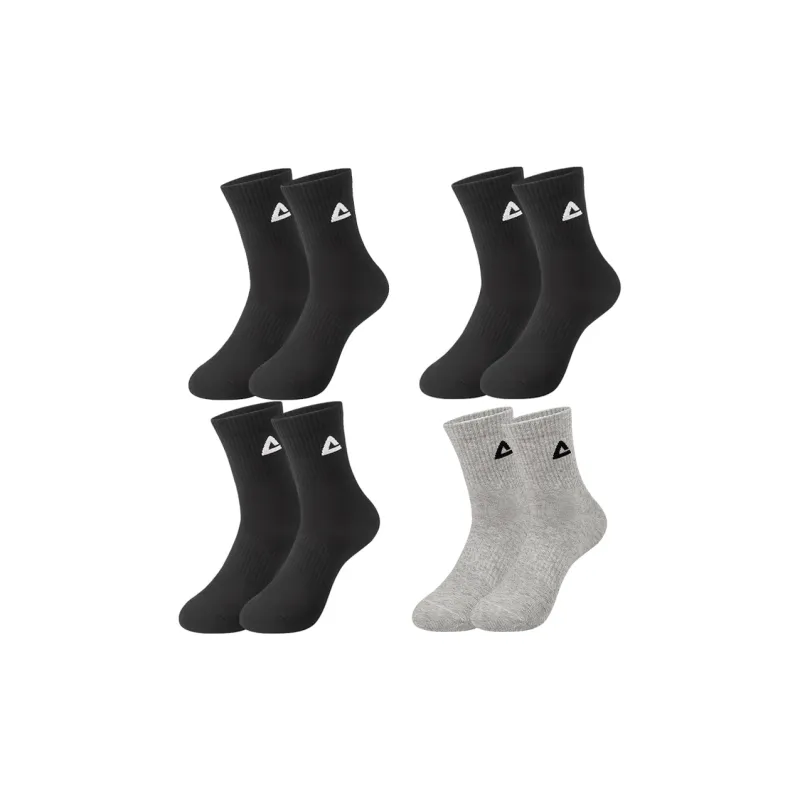 PEAK Mid-Calf Socks Unisex 4 Pack-16