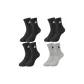 4 Pack (Black 3+Gray 1)