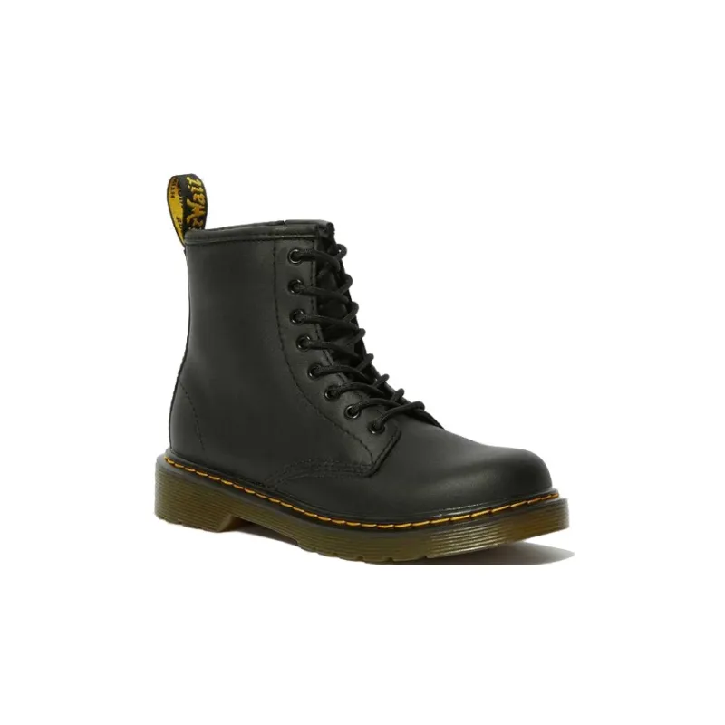 Dr. Martens Kids Softy T Leather Lace-up Boots-1