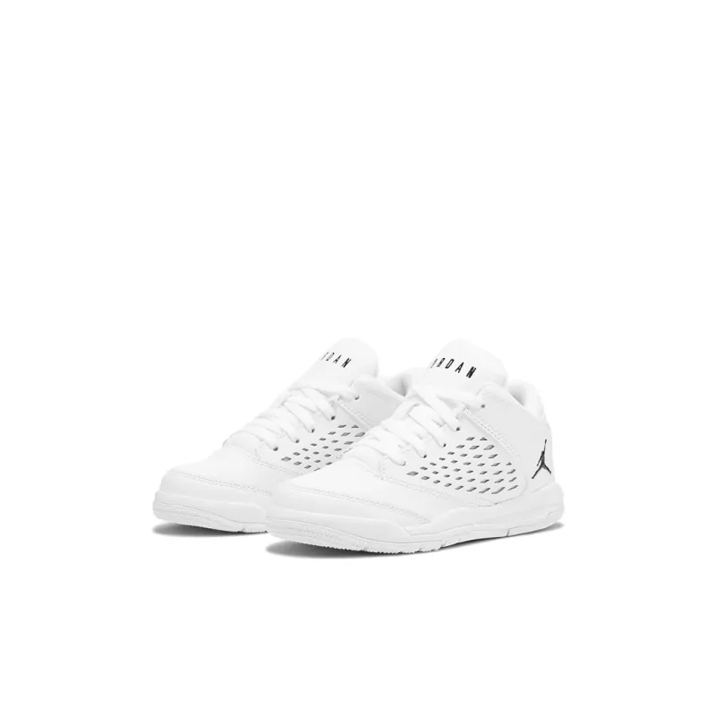 Jordan Flight Origin 4 Low Top Children's Basketball Shoes White Children Aged 3 7 Years Old-2