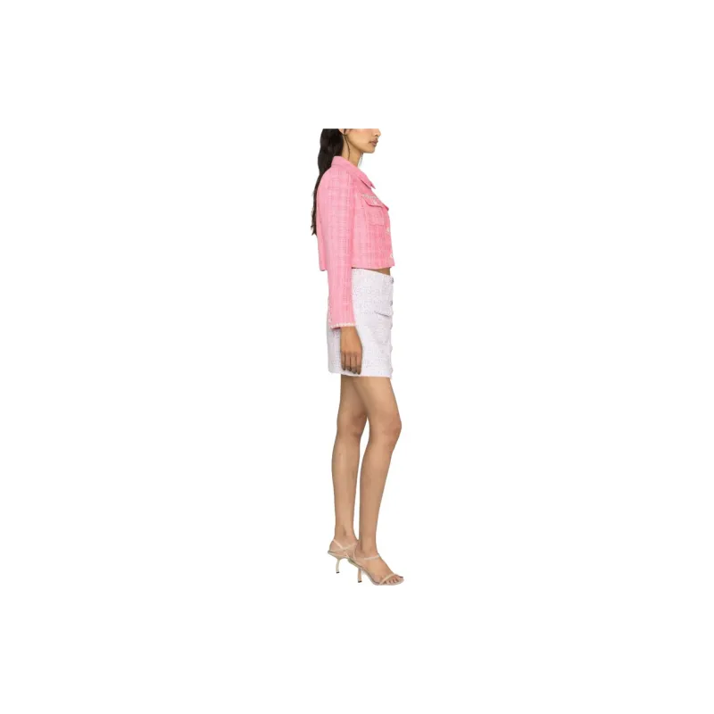 Self portrait Jackets Women's Pink-3