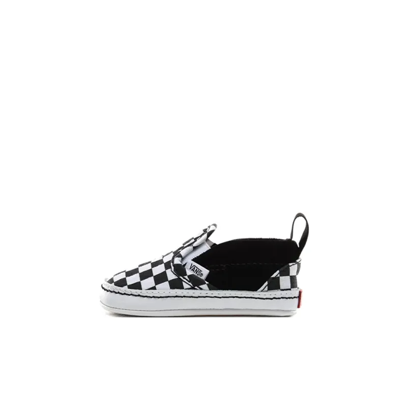 Vans Slip-On   V Crib 'Checker - Black White'-0