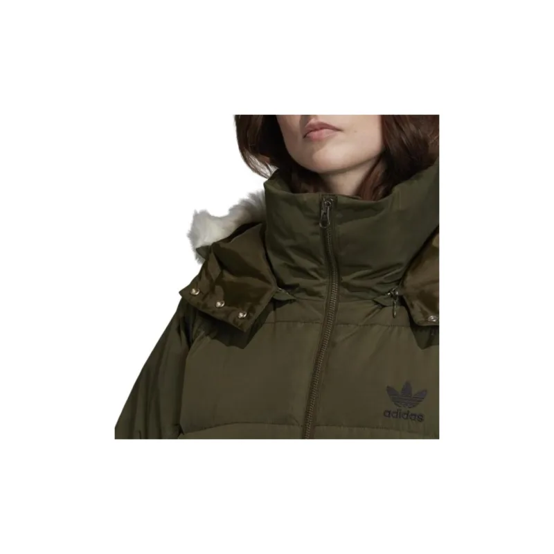 Adidas Originals Down Jackets Women's Night Cargo Green-3