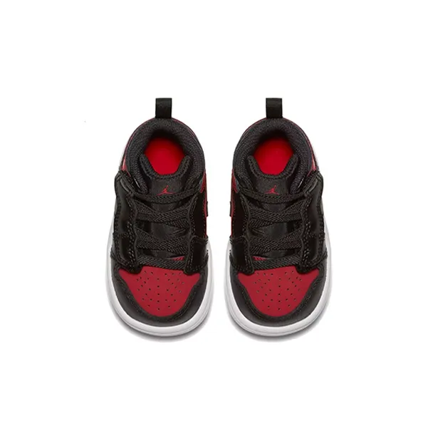 Jordan Air Jordan 1 Mid Alt Mid Top Toddler Shoes Black Red Infant And Toddler-2
