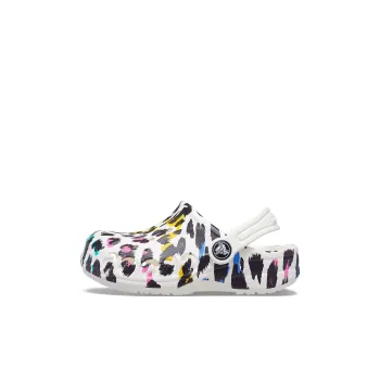 Crocs Classic Clog Bae Clog Sandal Leopard Print Kids'