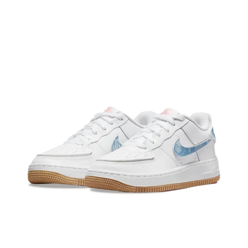 Nike Air Force 1/1 Low White Bleached Coral Gum-3